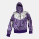 Nike Vintage Metallic Windrunner Jacket Μωβ Ασημί /pre owned